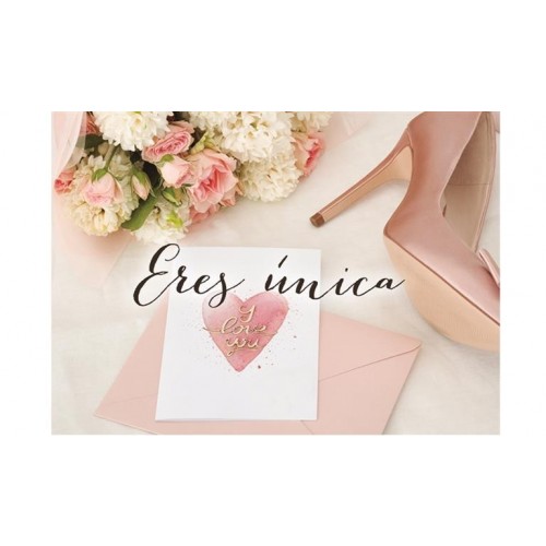 MINI TARJETA ERES UNICA  