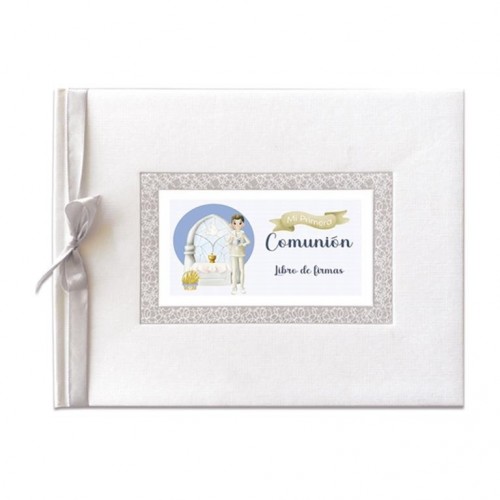 LIBRO FIRMAS COMUNION NIÑO ALTAR  
