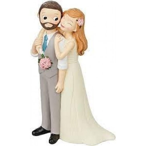 FIGURA NOVIO CON CHALECO Y BARBA 21CM