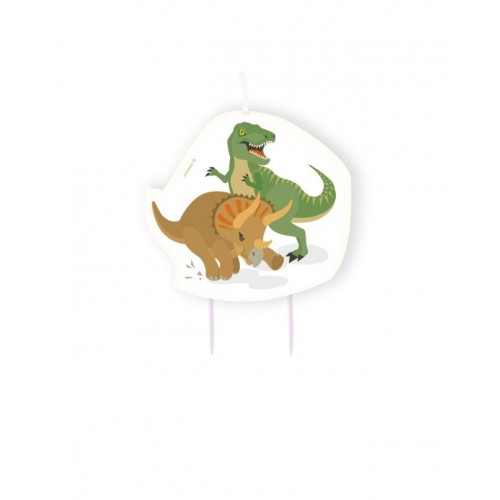   VELA DINOSAURIO 10CM