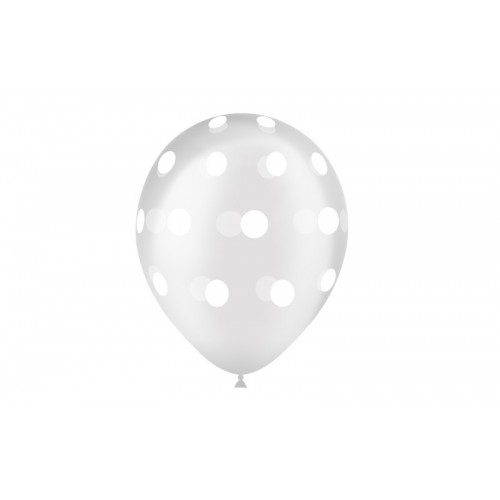 8 GLOBOS 11" 112C0040 TRANSP LUNARES