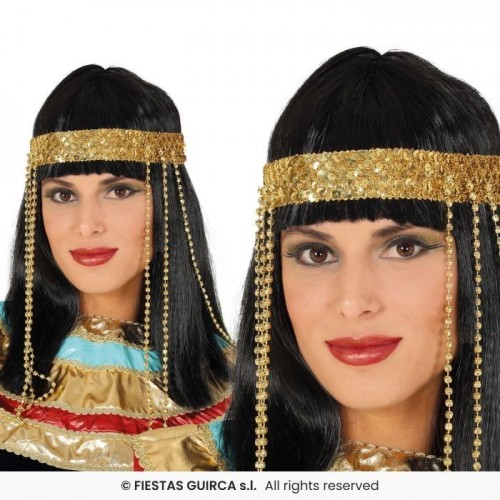 PELUCA EGIPCIA CON DIADEMA