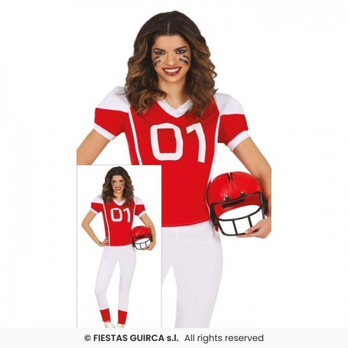  DISFRAZ T-S JUGADORA RUGBY MUJER