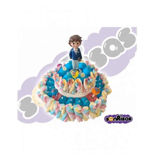 TARTA CHUCHE MUÑECO COMUNION 550GR