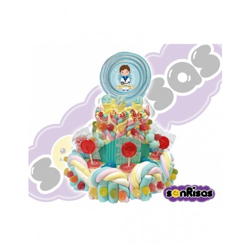 TARTA CHUCHE ROLLER NIÑO COMUNION 747GR