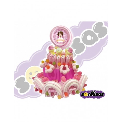 TARTA CHUCHE ROLLER NIÑA COMUNION 747GR