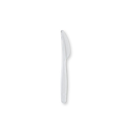  50 CUCHILLOS REUTILIZA TRANSPARENTE
