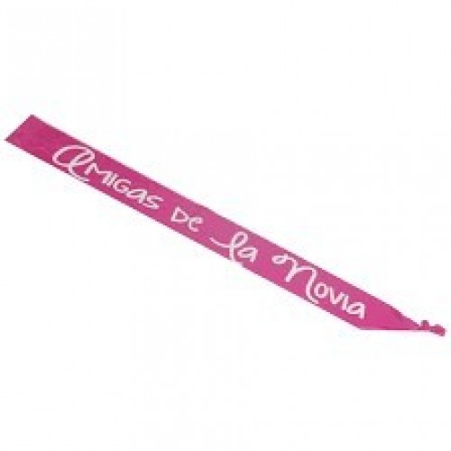 BANDA FUCSIA AMIGAS DE LA NOVIA