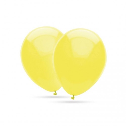   50 GLOBOS 11" 12G AMARILLO LIMON