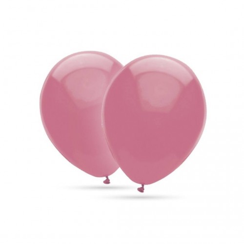   50 GLOBOS 11" 12G ROSA