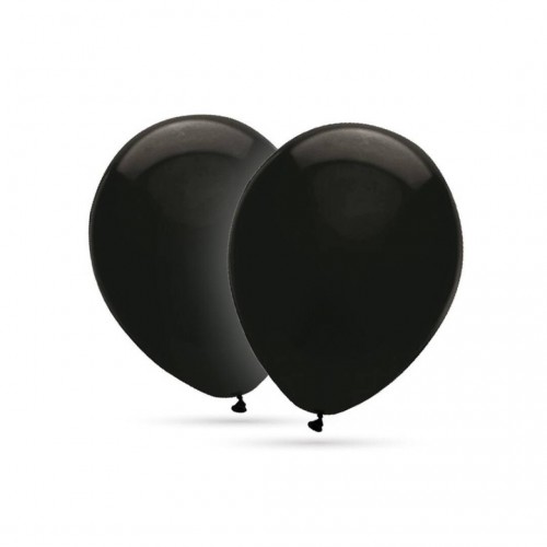  50 GLOBOS 11" 12G NEGRO