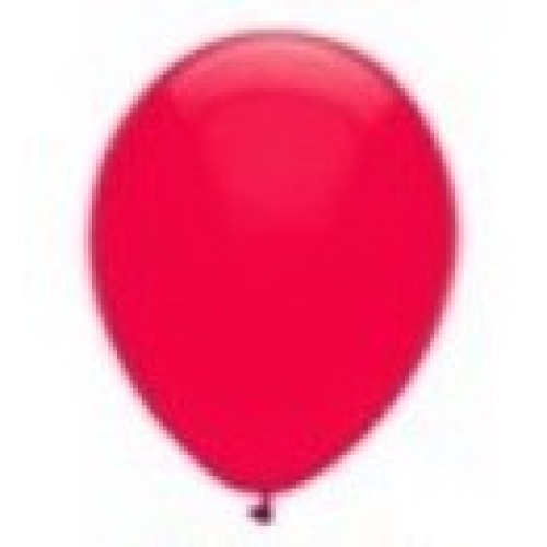   50 GLOBOS 12NA FLUOR ROJO