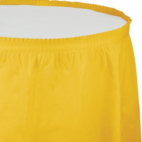  FALDA MESA PLASTICO AMARILLO 426X74C