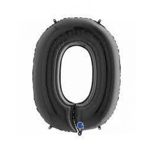   GLOBO 40" FOIL FORMA N0 NEGRO