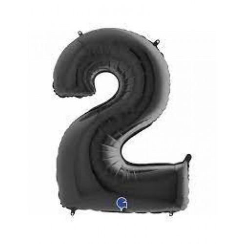   GLOBO 40" FOIL FORMA N2 NEGRO