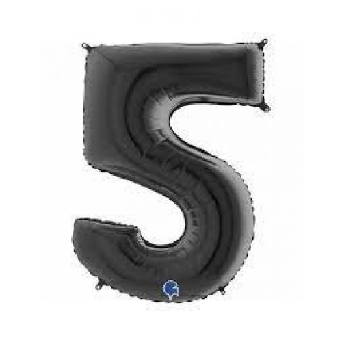   GLOBO 40" FOIL FORMA N5 NEGRO
