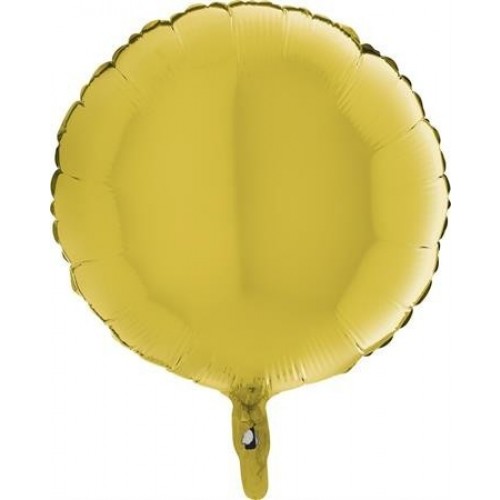    GLOBO 18" FOIL REDOND AMARILL PAS