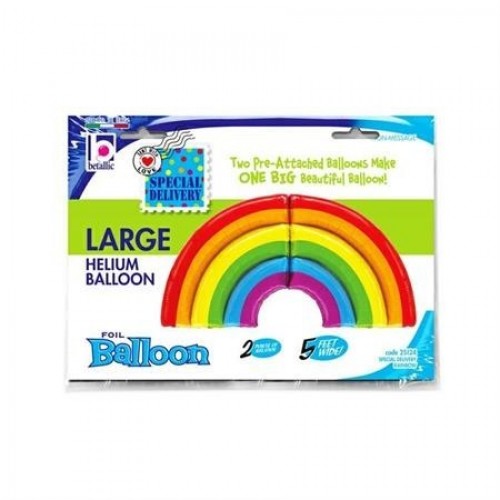 GLOBO 72" FOIL FORMA ARCO IRIS