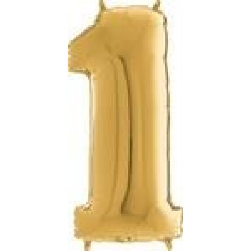   GLOBO 26" FOIL FORMA N1 ORO