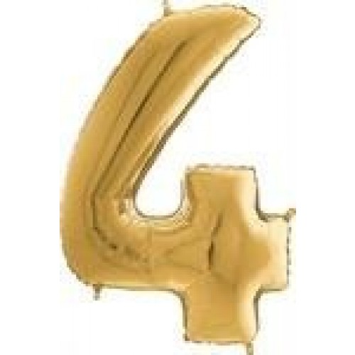   GLOBO 26" FOIL FORMA N4 ORO