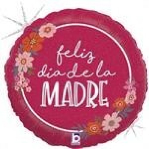 GLOBO 18" FOIL RND FELIZ DIA MADRE