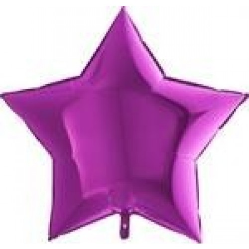   GLOBO 36" FOIL ESTRELLA VIOLETA