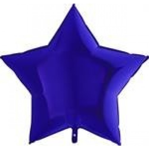   GLOBO 36" FOIL ESTRELLA AZUL CAPR