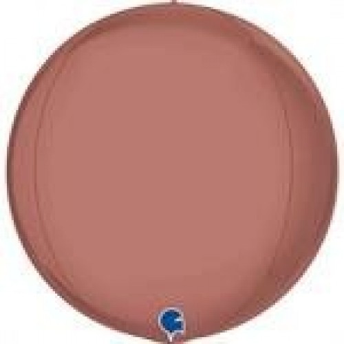   GLOBO 15" FOIL ORBZ ROSA ORO