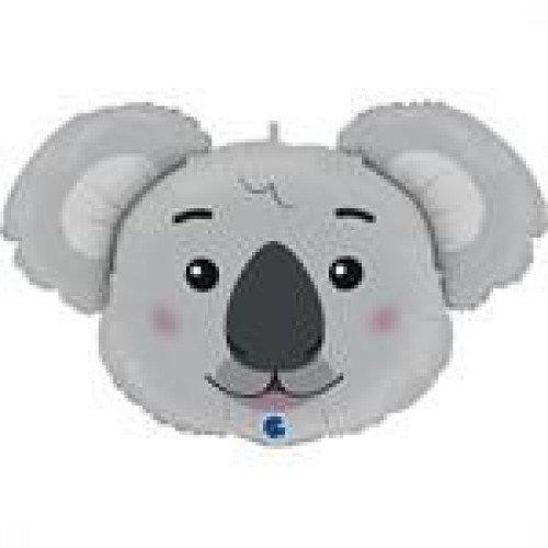 GLOBO 37" FOIL FORMA CABEZA KOALA