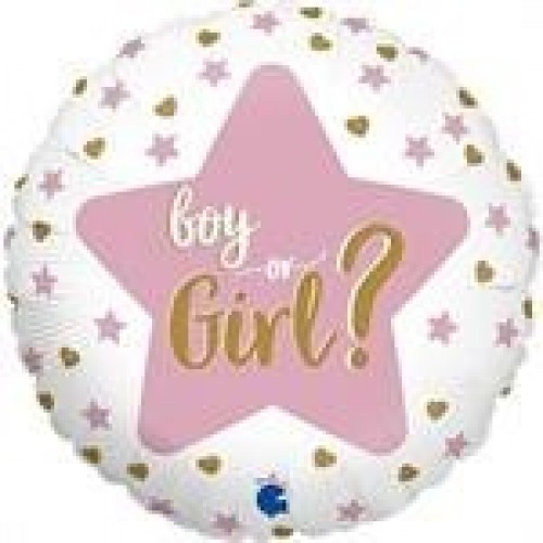GLOBO 18" FOIL RND REVELACION SEXO