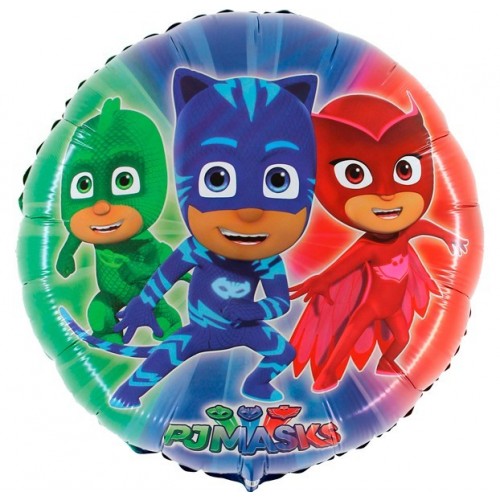   GLOBO 18" FOIL RND PJ MASKS