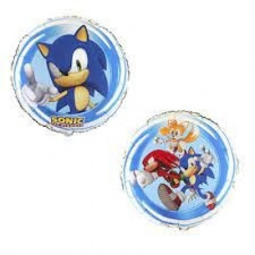   GLOBO 18" FOIL SONIC Y AMIGOS