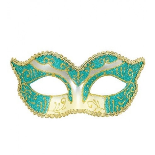 ANTIFAZ DUQUESA DECO GLITTER TURQUES/ORO