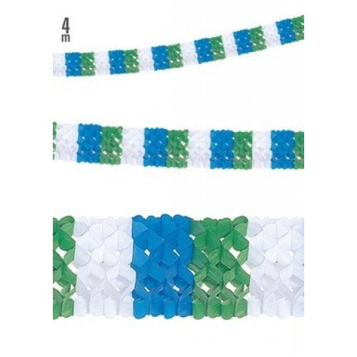 GUIRNALDA PAPEL TRICOLOR 4M