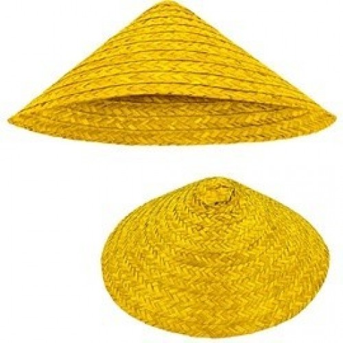 SOMBRERO ADULTO VIETNAMITA PAJA AMARILLO