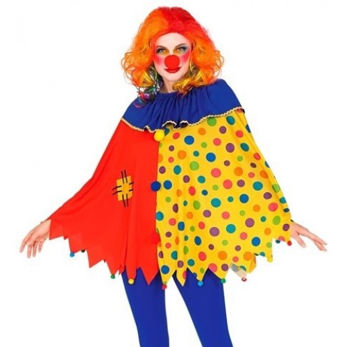  PONCHO ADULTO T-UNICA PAYASO