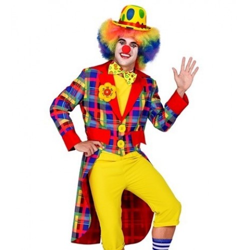 CHAQUETA T-L PAYASO ACUADRO MULTICOLOR