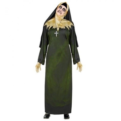  DISFRAZ T-XXXL MONJA DEMONIA
