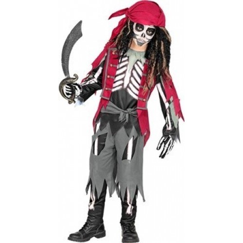 DISFRAZ  5A7AÑOS ESQUELETO PIRATA
