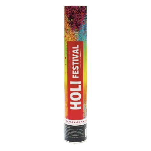   CAÑON HOLI POLVO MULTICOLOR 50CM