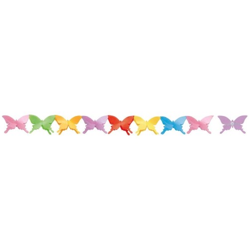 GUIRNALDA MARIPOSA MULTICOLOR 3MT