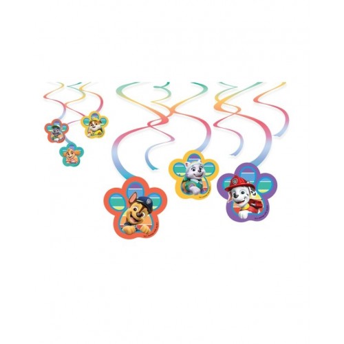   6 TIRAS ESPIRAL PATRULLA CANI 60CM