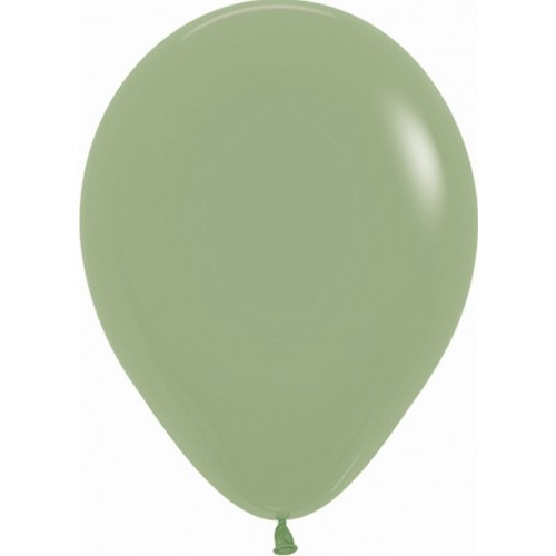  50 GLOBOS R12" LATEX FASH EUCALIPTO