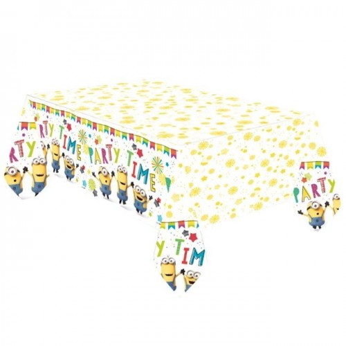   MANTEL PAPEL MINION PARTY 1,8MT