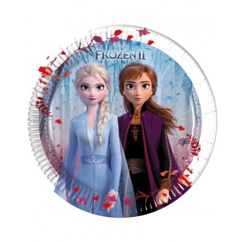   8 PLATOS CARTON FROZEN 2 20CM