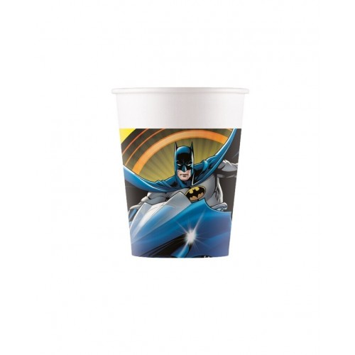   8 VASOS DE CARTON BATMAN