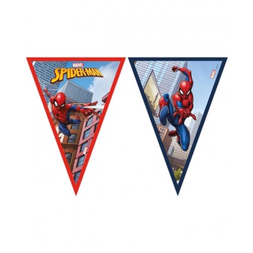   BANDERIN TRIANGULO SPIDERMAN 2,3MT