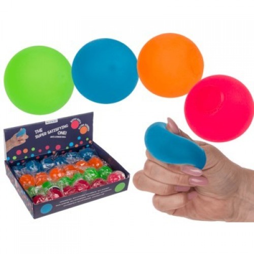 PELOTA MINI ANTIESTRES NEON 4CM