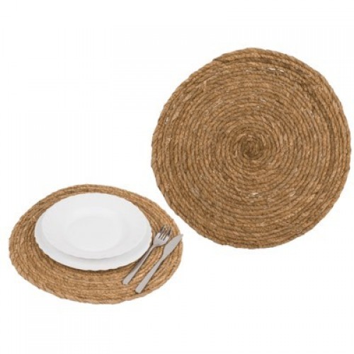 BAJO PLATO YUTE MARRON 38CM