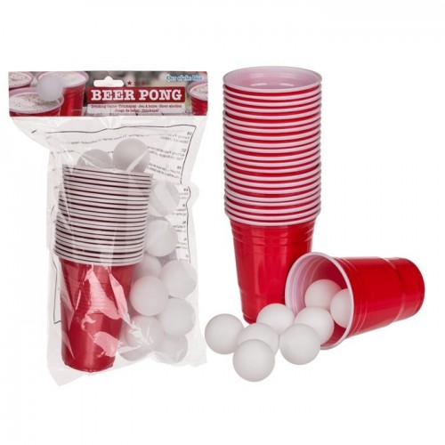 JUEGO VASOS PELOTAS BEER PONG